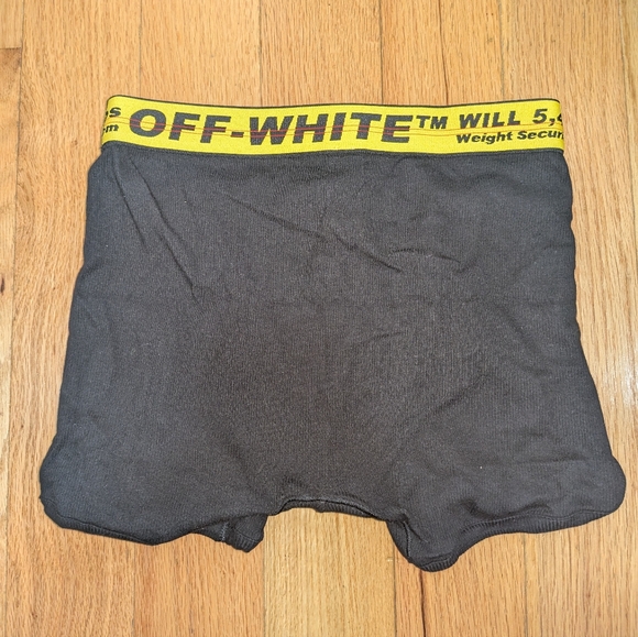 2S. NWOT OFF WHITE CLASSIC INDUSTRIAL LOGO BRIEFS - Picture 5 of 6
